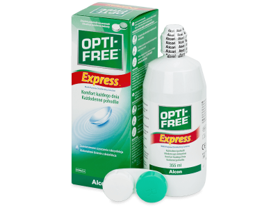 Разтвор OPTI-FREE Express 355 ml с контейнерче  - Разтвор за почистване