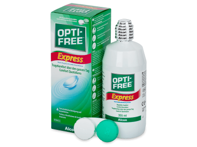 Разтвор OPTI-FREE Express 355 ml с контейнерче - По-старт дизайн