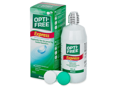 Разтвор OPTI-FREE Express 355 ml с контейнерче  - По-старт дизайн