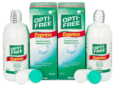 Разтвор OPTI-FREE Express 2 x 355 ml - Този продукт се предлага и в този вариант на опаковката