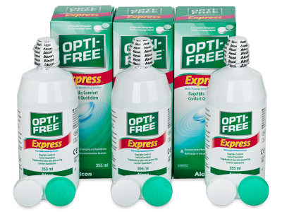 Разтвор OPTI-FREE Express 3 x 355 ml - По-старт дизайн