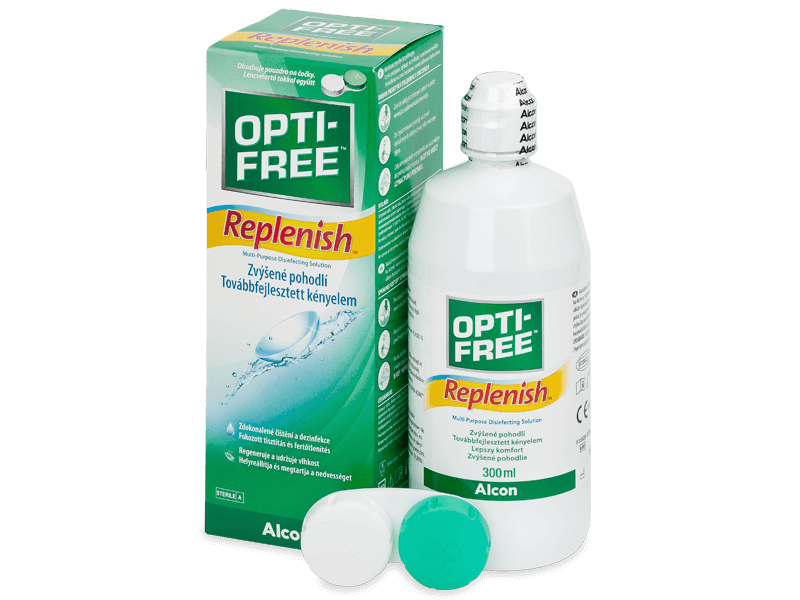 Разтвор OPTI-FREE RepleniSH 300 ml - Разтвор за почистване