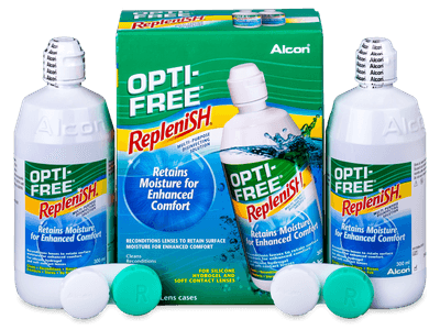 Разтвор OPTI-FREE RepleniSH 2 x 300 ml - По-старт дизайн