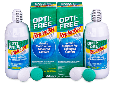 Разтвор OPTI-FREE RepleniSH 2 x 300 ml - По-старт дизайн