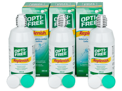 Разтвор OPTI-FREE RepleniSH 3 x 300 ml - По-старт дизайн