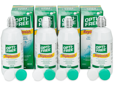 Разтвор OPTI-FREE RepleniSH 4 x 300 ml - Икономичен пакет 4 разтвора