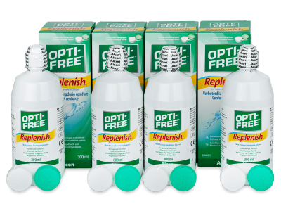 Разтвор OPTI-FREE RepleniSH 4 x 300 ml - По-старт дизайн