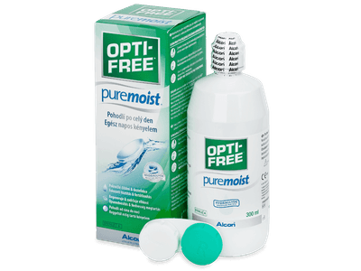 Разтвор OPTI-FREE PureMoist 300 ml - Разтвор за почистване