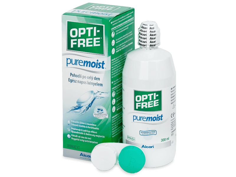 Разтвор OPTI-FREE PureMoist 300 ml - Разтвор за почистване