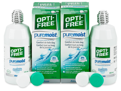 Разтвор Opti-Free PureMoist 2 x 300 ml - Този продукт се предлага и в този вариант на опаковката