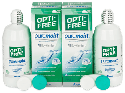 Разтвор Opti-Free PureMoist 2 x 300 ml - Този продукт се предлага и в този вариант на опаковката