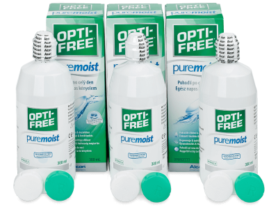 Разтвор Opti-Free PureMoist 3 x 300 ml 