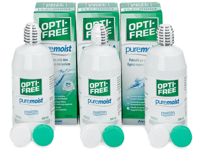 Разтвор Opti-Free PureMoist 3 x 300 ml