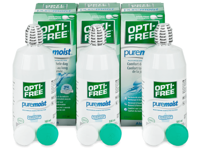 Разтвор Opti-Free PureMoist 3 x 300 ml - Този продукт се предлага и в този вариант на опаковката