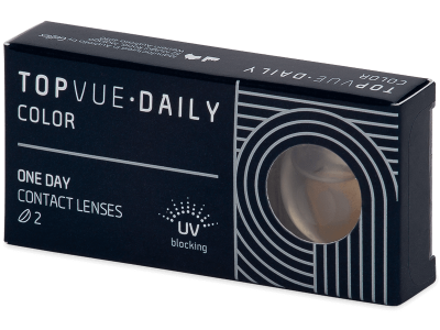 TopVue Daily Color - Honey - дневни без диоптър (2 лещи) - Coloured contact lenses