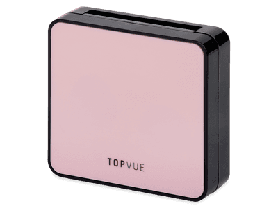 Калъф за лещи с огледало TopVue - розов