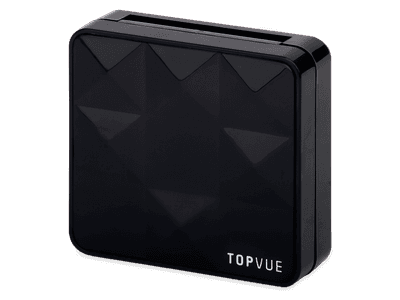 Калъф за лещи с огледало TopVue - пирамида