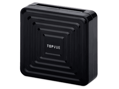 Калъф за лещи с огледало TopVue - квадратна шарка