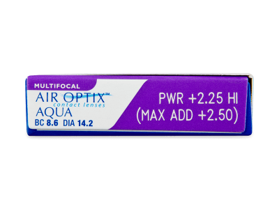 Air Optix Aqua Multifocal (3 лещи) - Преглед на параметри