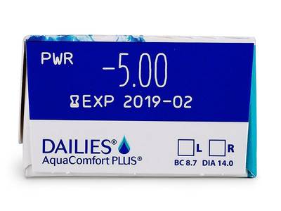 Dailies AquaComfort Plus (30 лещи) - Преглед на параметри