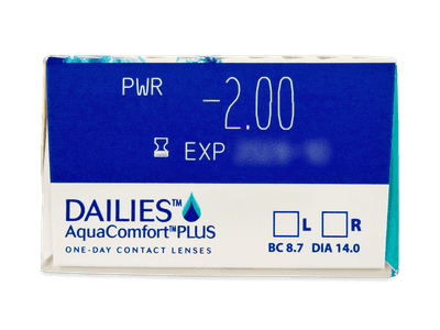 Dailies AquaComfort Plus (30 лещи) - Преглед на параметри