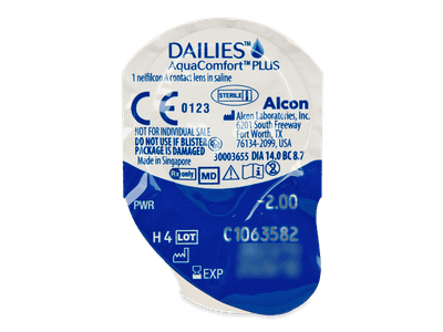 Dailies AquaComfort Plus (30 лещи) - Преглед на блистер