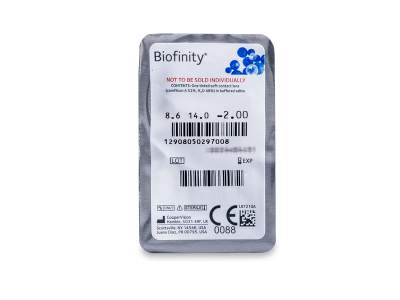 Biofinity (6 лещи) - Преглед на блистер