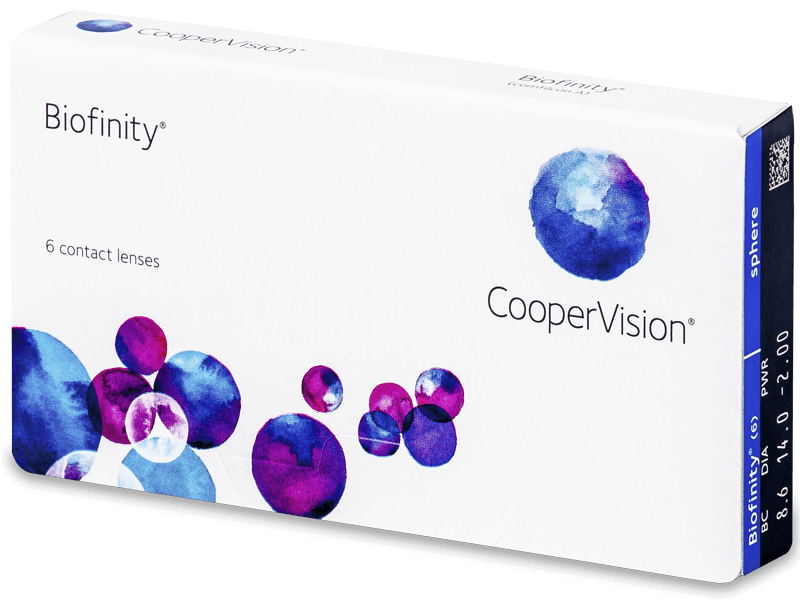Biofinity (6 лещи) - Месечни контактни лещи