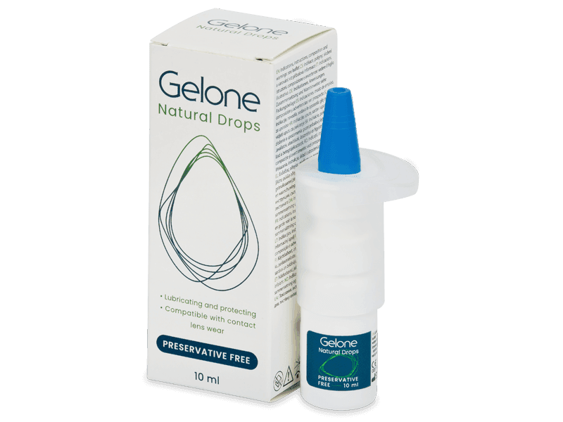 Капки за очи Gelone Natural Drops 10 ml - Капки за очи