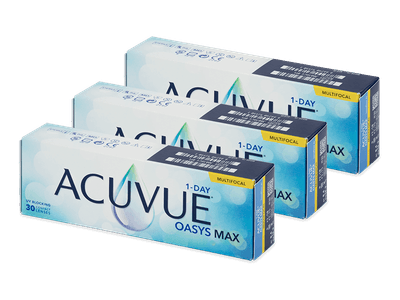 Acuvue Oasys Max 1-Day Multifocal (90 лещи) - Мултифокални лещи