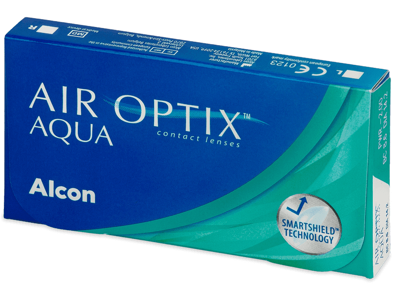Air Optix Aqua (6 лещи) - Месечни контактни лещи