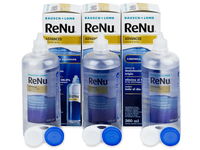 Разтвор ReNu Advanced 3x 360 ml 