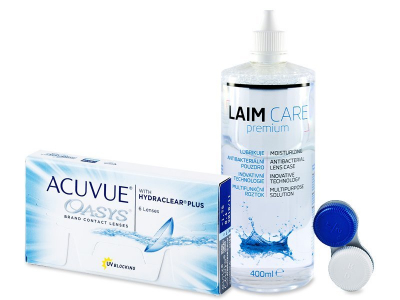Acuvue Oasys (6 лещи) + разтвор Laim-Care 400 мл