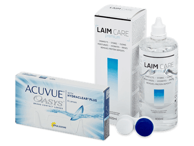 Acuvue Oasys (6 лещи) + разтвор Laim-Care 400 мл