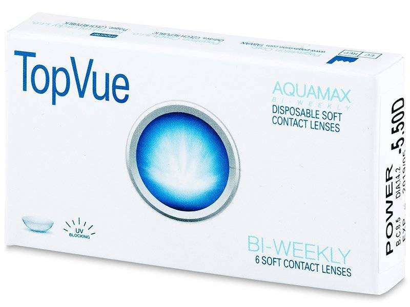 TopVue Bi-weekly (6 лещи) - Двуседмични контактни лещи