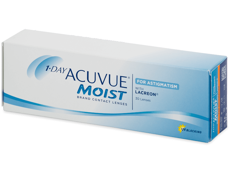 1 Day Acuvue Moist for Astigmatism (30 лещи) - Торични лещи